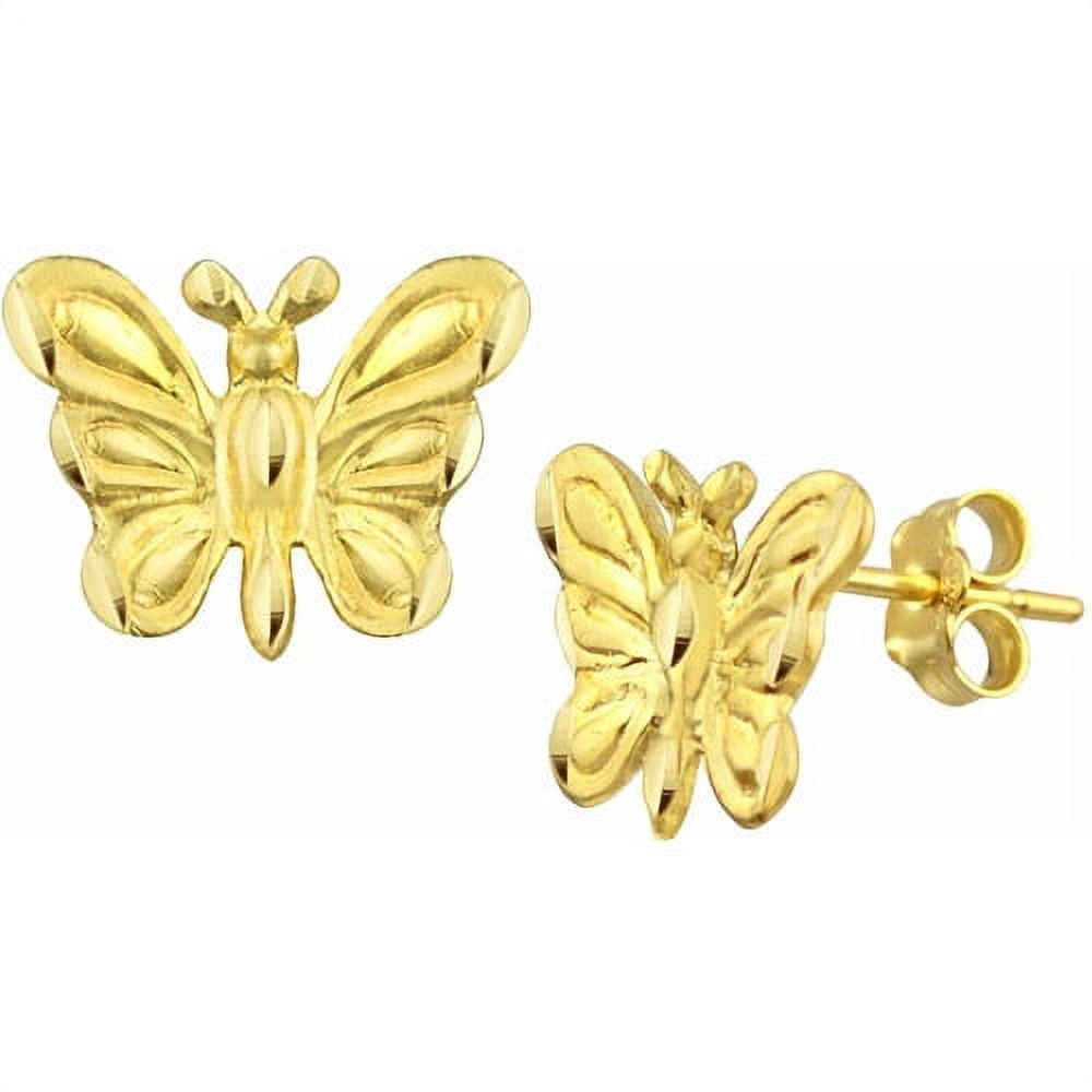 AnnBabic Small Butterfly Earrings - Tiny Half Butterfly India | Ubuy